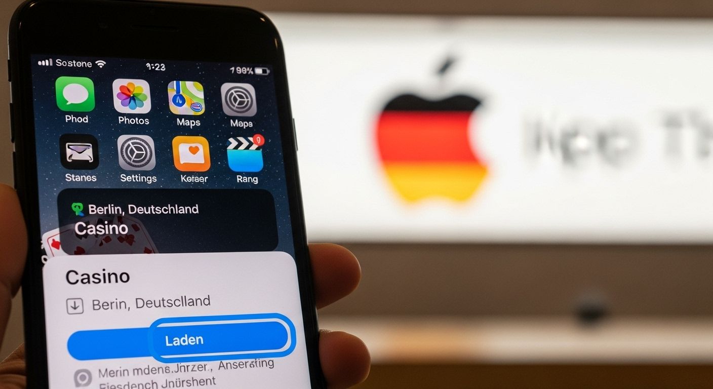 iPhone zeigt App Store Download