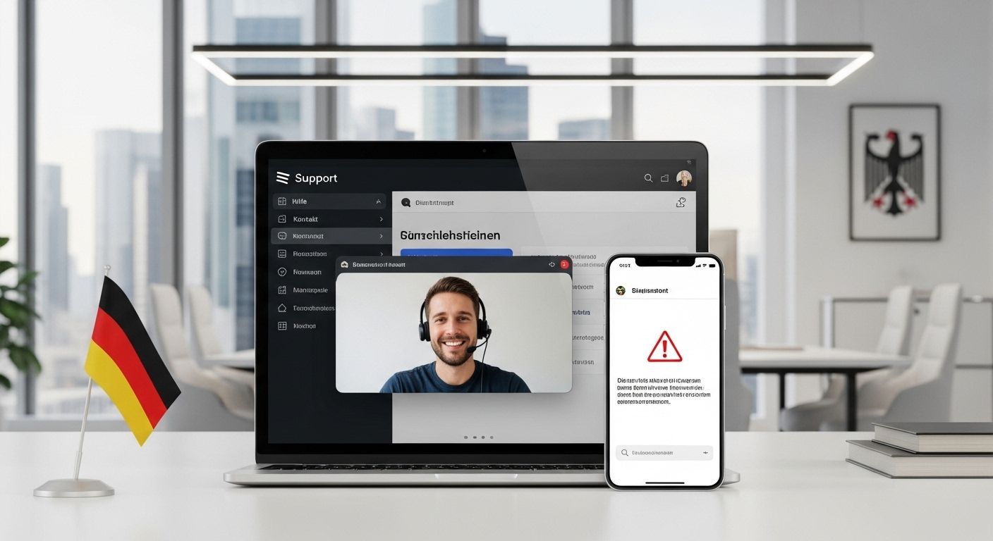 Support und Fehlerbehebung deutscher Nutzer